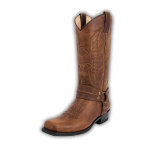 Bottes Santiags Western Retro marron