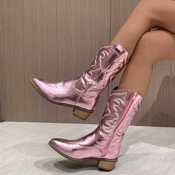 Bottes de cowboy femme de face