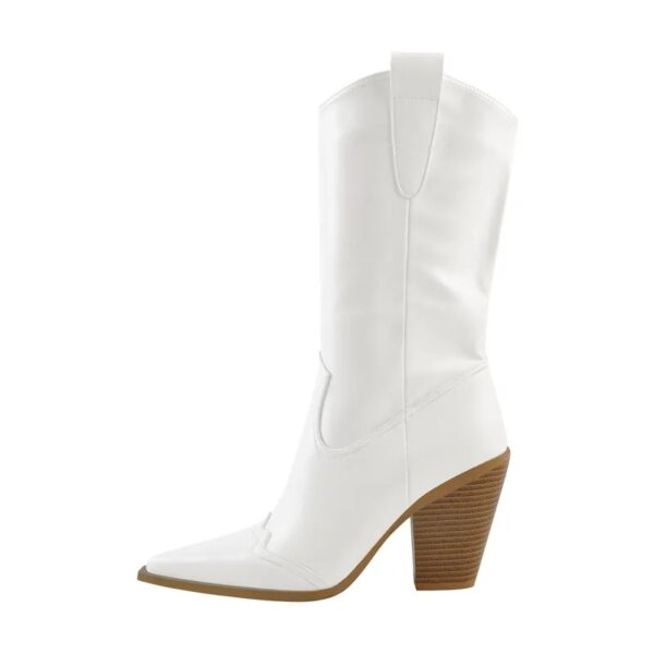 Santiags Femme Glamour Urbain blanche (3)