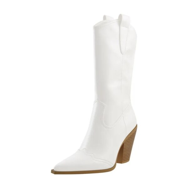 Santiags Femme Glamour Urbain blanche (4)