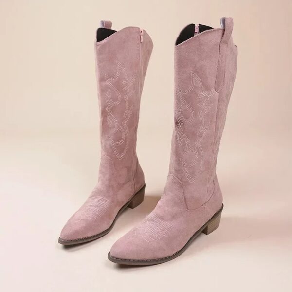 Santiags Femme rose Western Chic (9)