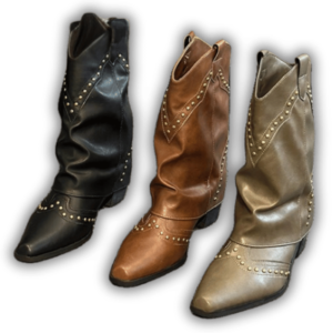Santiags Western Rivet Retro produit