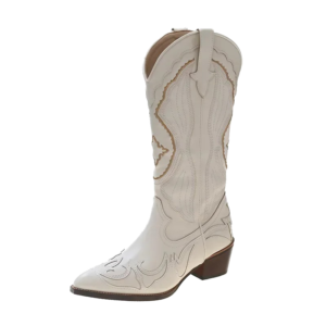 bottes santiag beige