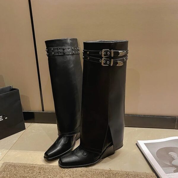 bottes santiag noir