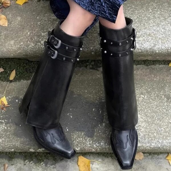 bottes santiag noir