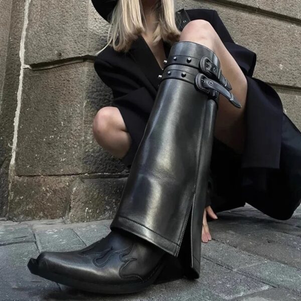 bottes santiag noir