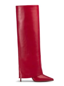 Bottes Noires Iconiques Aiguille rouge