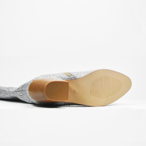 santiag brillante talon