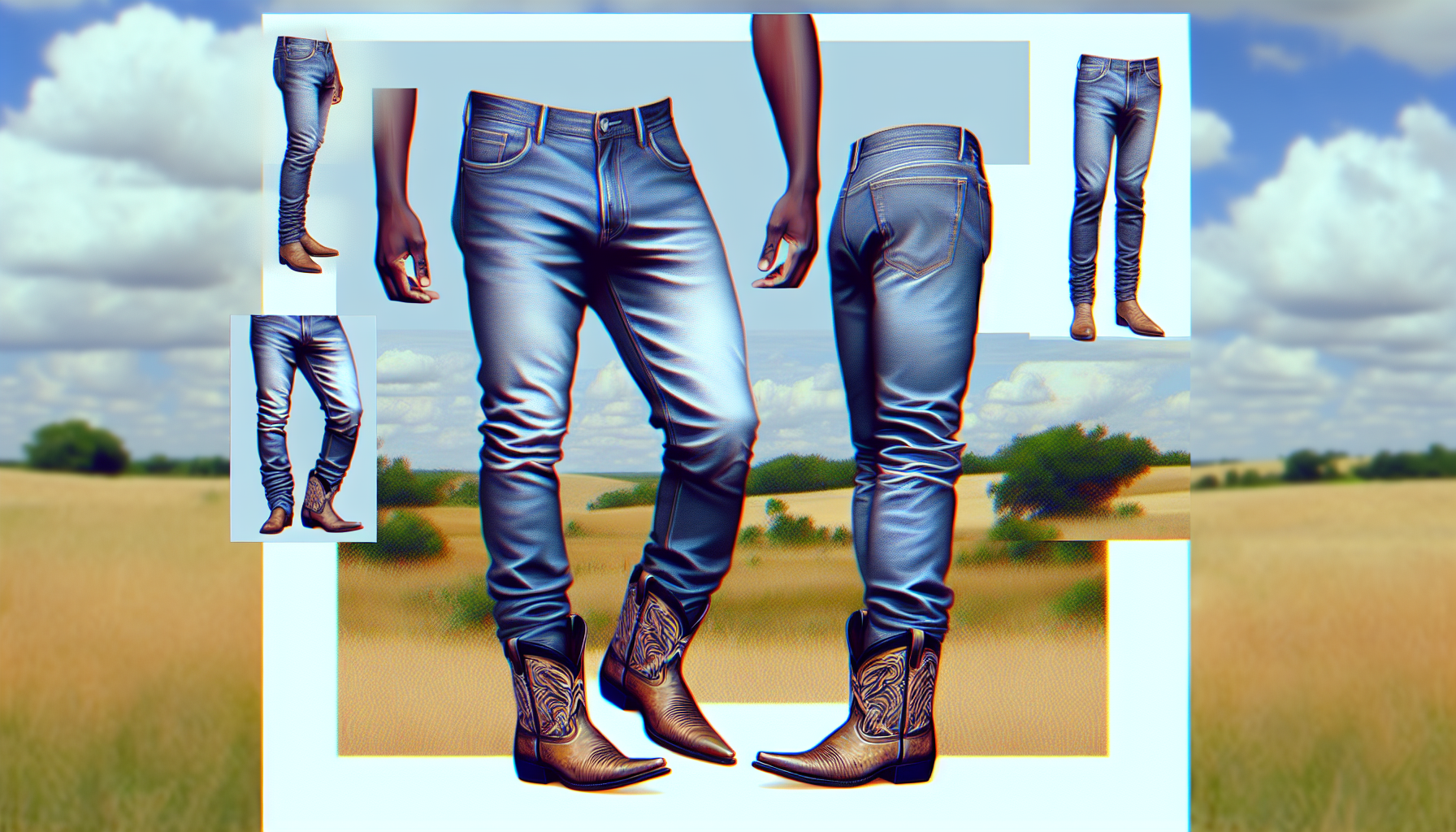 Porter des Santiags avec un Pantalon Slim