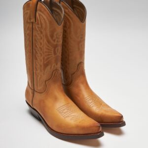 Santiags ARLO Brown : Luxe à la cowboy !