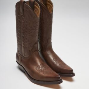 Santiags ARLO en cuir : l'élégance cowboy!