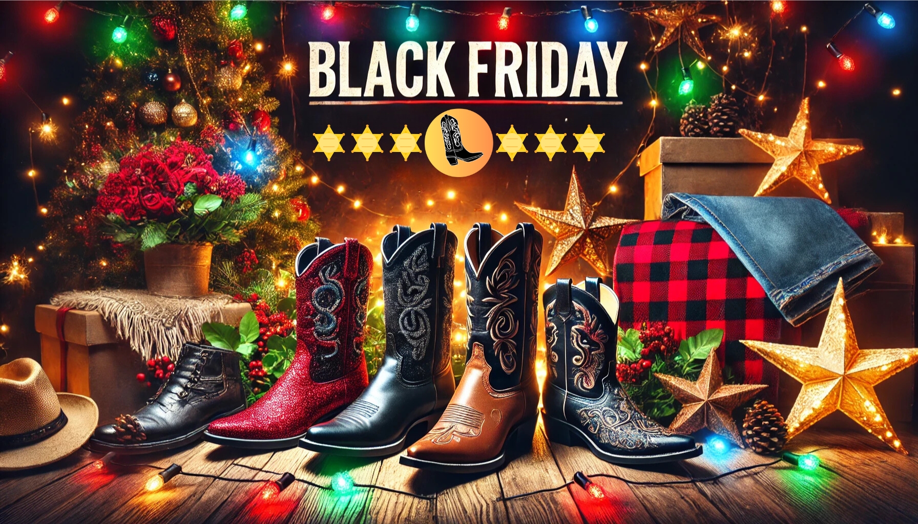 black friday bottes santiag