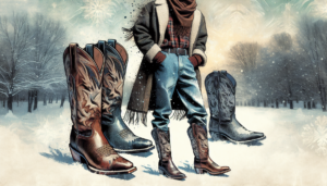 Tenue Automne/Hiver avec des Bottes Santiag