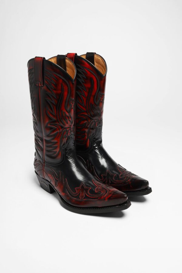 Santiags Luxe 3241 CUERVO : Élégance Cowboy