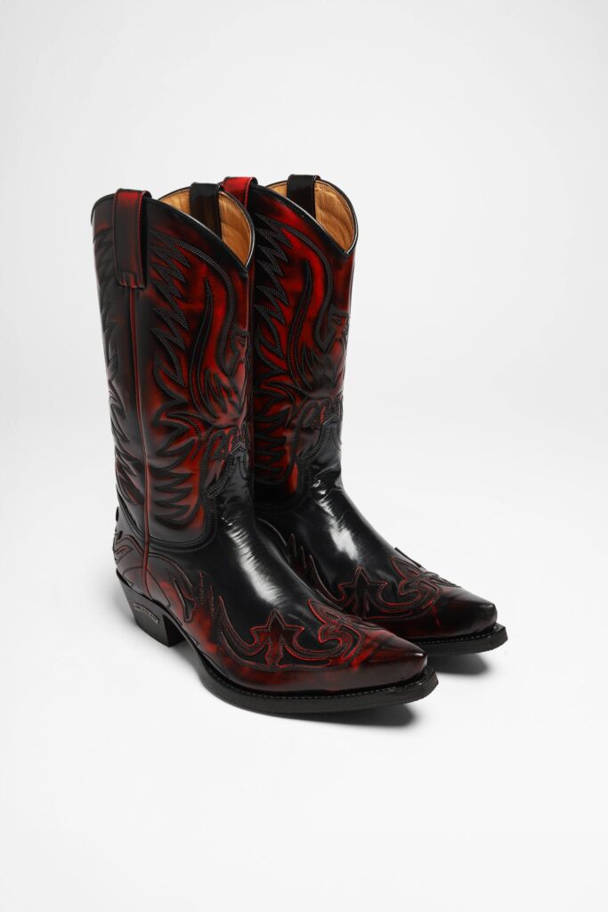 Santiags Luxe 3241 CUERVO : Élégance Cowboy