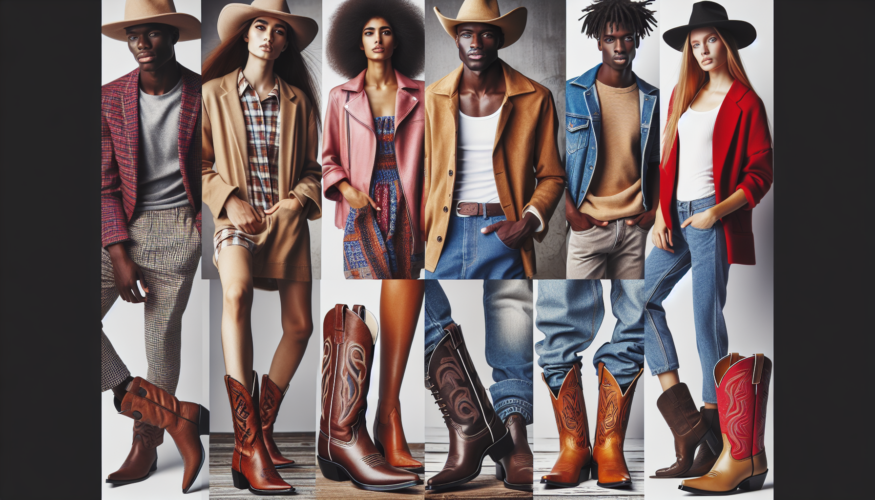 Looks inspirants avec des santiags pour hommes et femmes