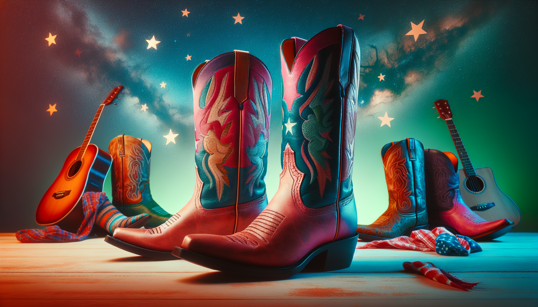 Les santiags colorées : oser la différence