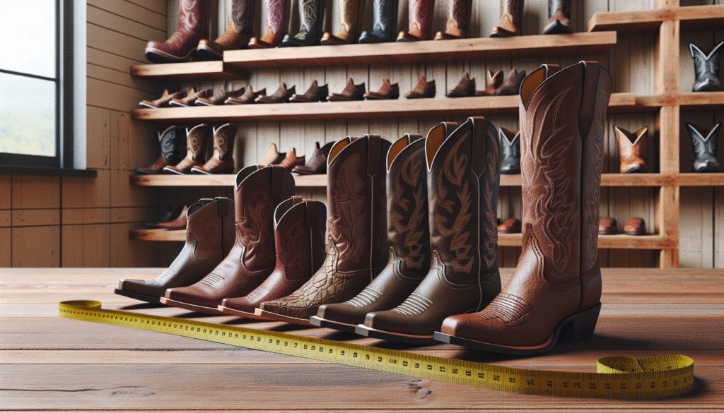Guide des tailles pour bien choisir ses bottes santiags