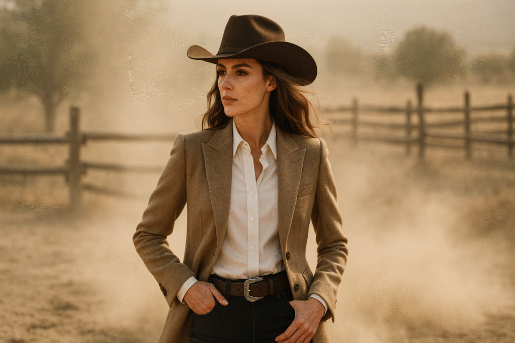 Entre poussière et élégance : le paradoxe du style western moderne